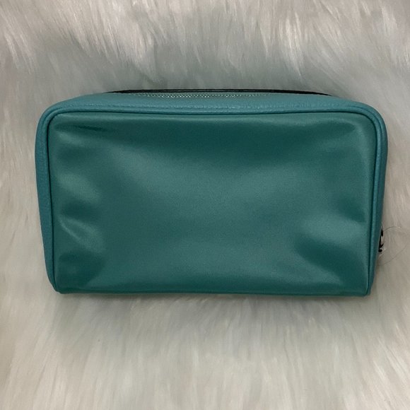 COACH Ellis Nylon Cosmetic Case in Blue Green/Silver - Picture 2 of 4